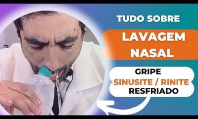 Nasoar lavagem nasal lavar o nariz sinusite otorrinolaringologista
