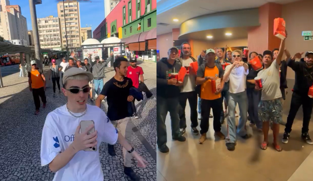 Influenciador de Curitiba leva moradores de rua para assistir “Invocação do Mal 4” no cinema
